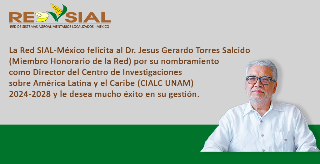 REDSIAL-México felicita al Dr. Jesús Gerardo Torres