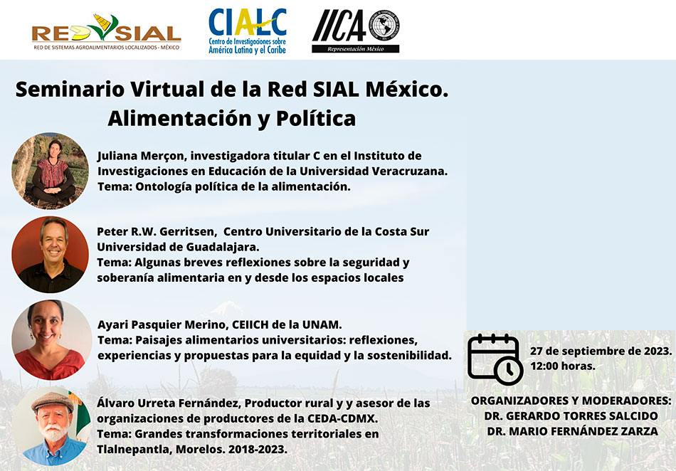 Seminario Virtual de la Red SIAL México 2023, tercera sesión